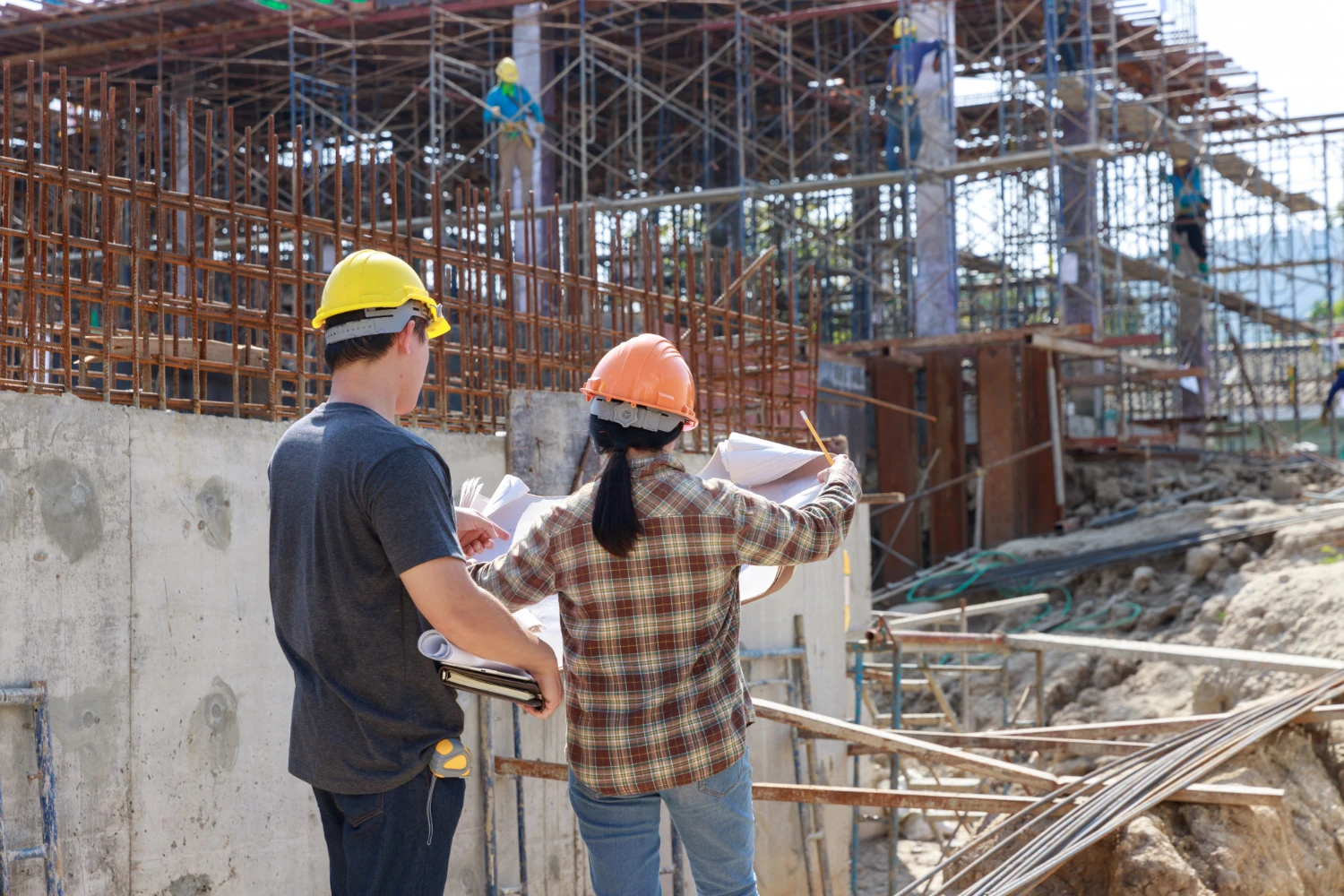 Renforcement structural avec poutre pour une ouverture de mur porteur